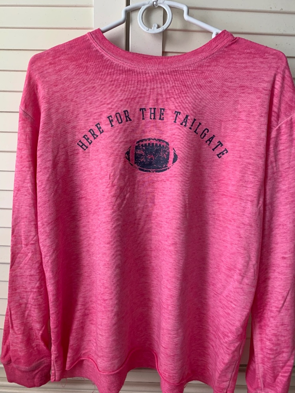 C&C California Long Sleeve Graphic Tee 'HERE FOR THE TAILGATE', Sz S